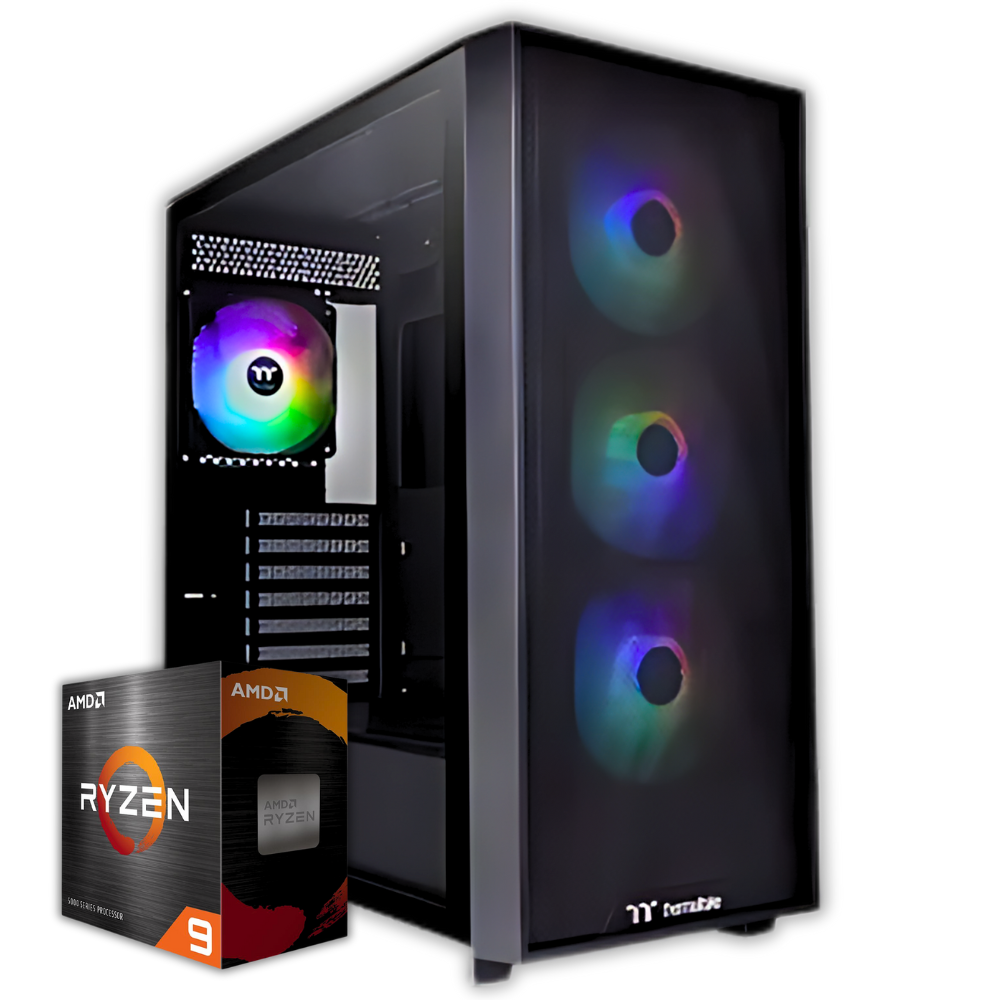 CPU AMD RYZEN 9 5900X/BOARD ASUS B550/SSD M.2 NVME 512GB/RAM DDR4 32GB/T.V. RTX 3050 DDR6 8GB