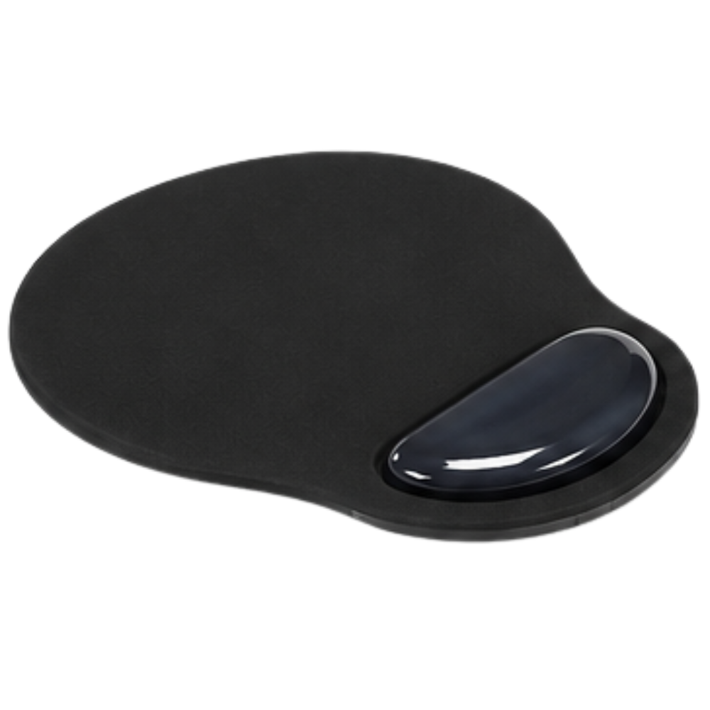 PAD MOUSE CON GEL COLOR NEGRO