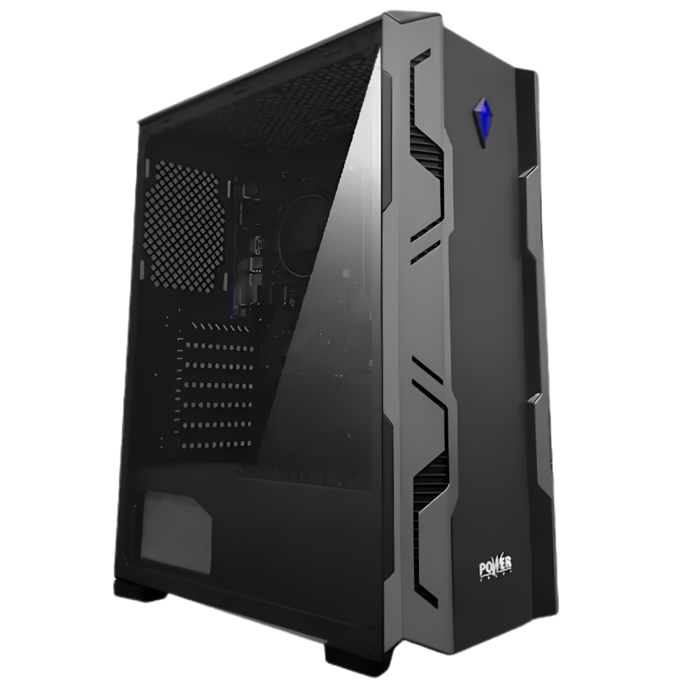 CAJA ATX POWER GROUP CL-L27 / VIDRIO TEMPLADO / NEGRO