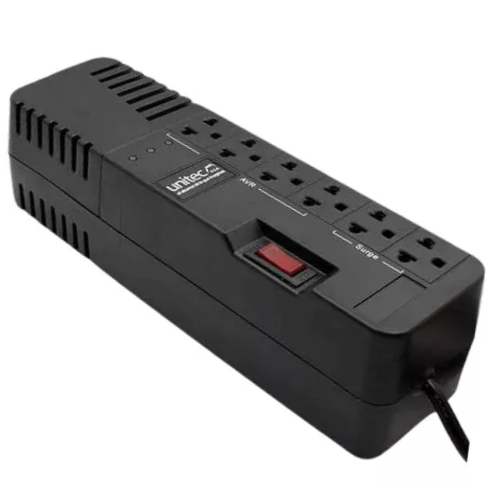 REGULADOR ESTABILIZADOR UNITEC 990VA 6 TOMAS