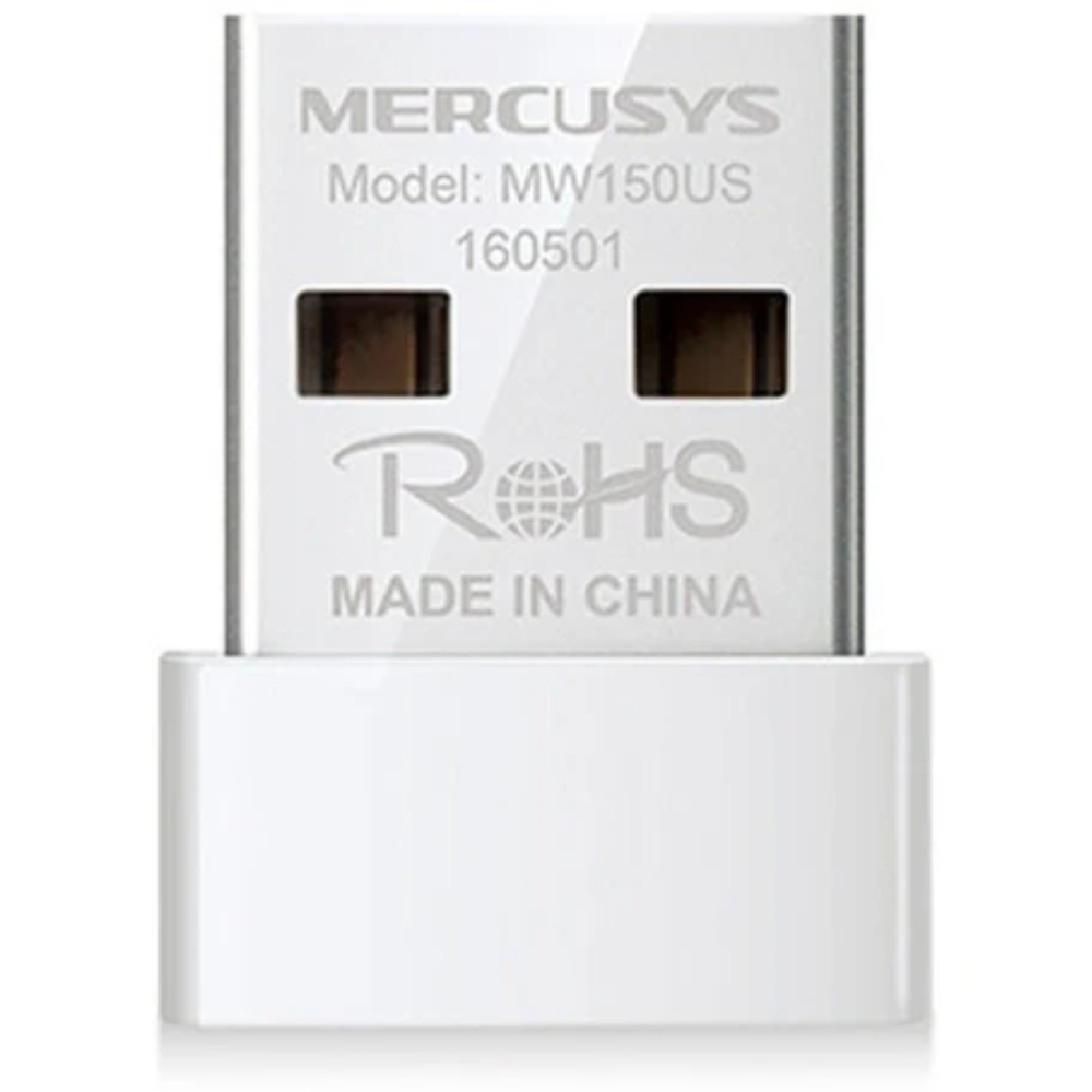 ADAPTADOR USB NANO MERCUSYS MW150US 150MBPS INALAMBRICO