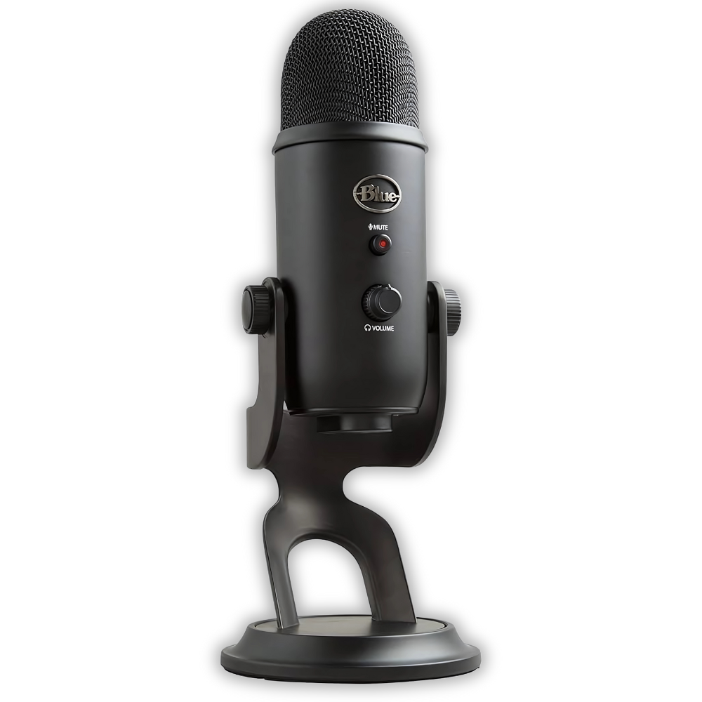 MICROFONO BLUE YETI CASTER USB LOGITECH NEGRO