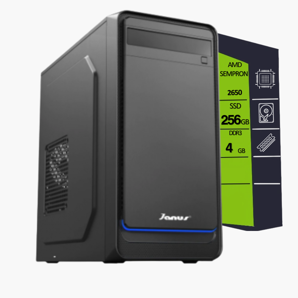 CPU AMD SEMPRON 2650 / SSD 256GB / DDR3 4GB / USB DE LA CAJA NO FUNCIONA
