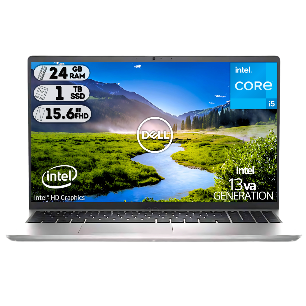 PORTATIL DELL INSPIRON 15 3530 INTEL CORE I5-1334U / SSD 1TB/ DDR4 24GB /15.6 FHD /PLATEADO /LINUX