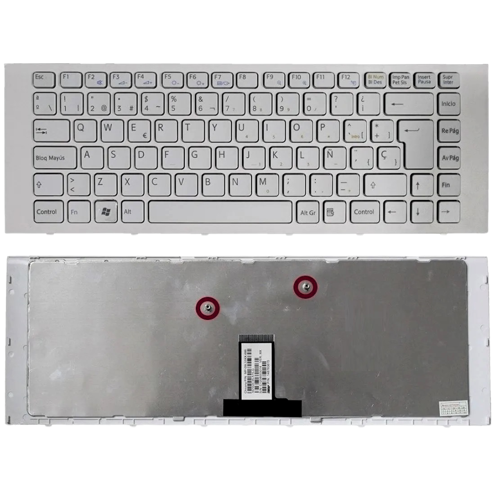 TECLADO SONY VPC EG BLANCO