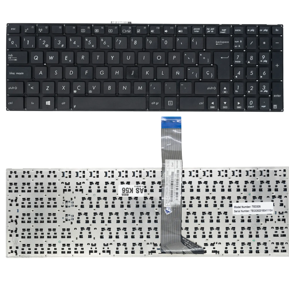 TECLADO PARA ASUS K56/K56C/K56CB/K56CM/K56CA