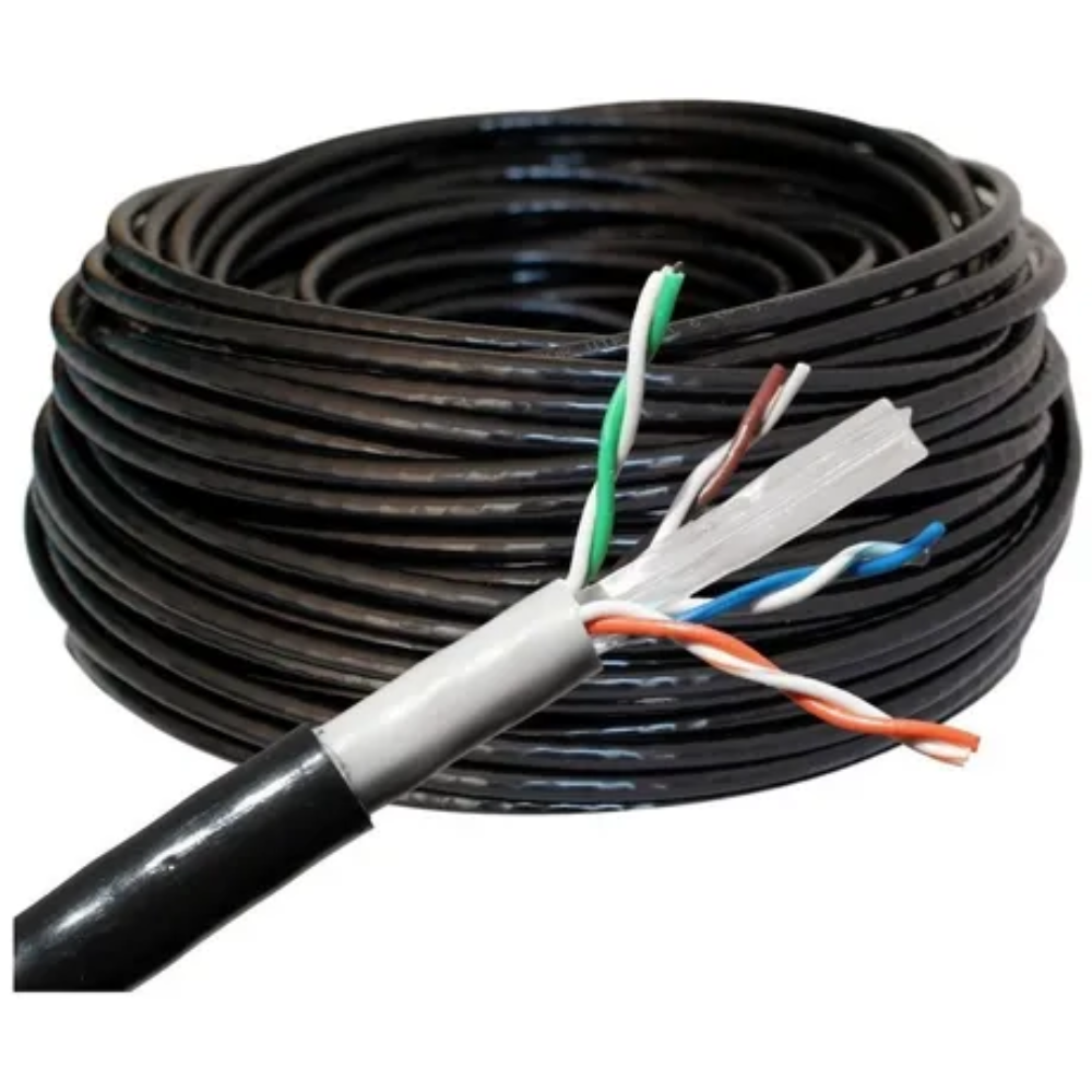 CABLE UTP CAT6 EXTERIOR ALEACION 70/30 CERTIFICADO 305 METROS WIRELINE