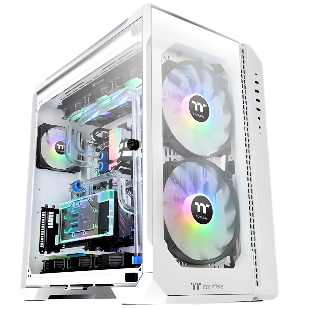 CAJA ATX THERMALTAKE VIEW 51 TG / 3 COOLER / VIDRIO TEMPLADO / BLANCO