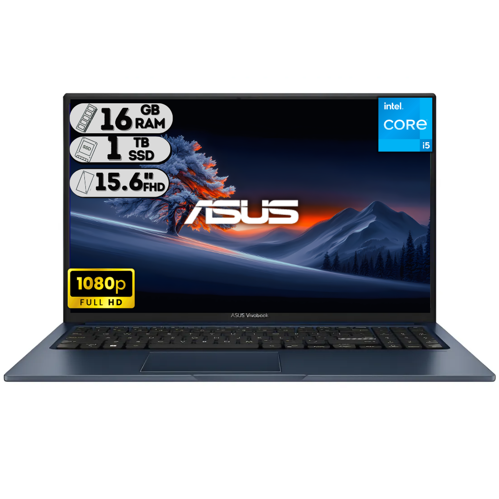 PORTATIL ASUS X1504VA-BQ5561 INTEL CORE I5 120U/ RAM DDR5 16GB/ SSD M.2 1000GB/ 15.6" FHD AZUL CLARO