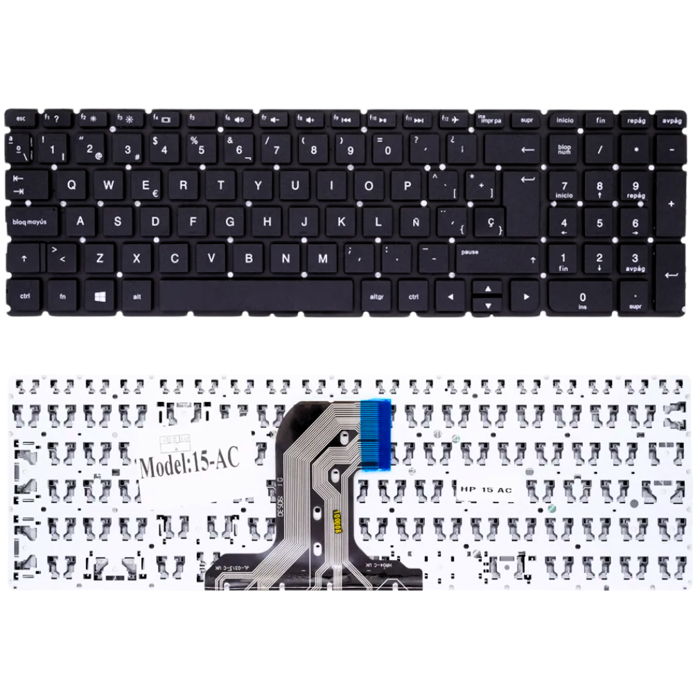 TECLADO PARA HP 15-AC / 15-AY / 15-BA SIN MALLA