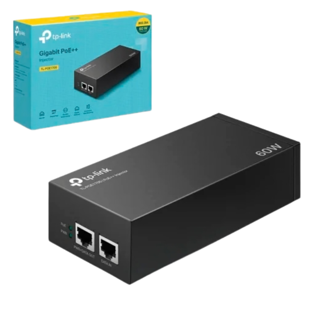ADAPTADOR E INYECTOR DE POE GIGABIT ETHERNET TP-LINK TL-POE170S
