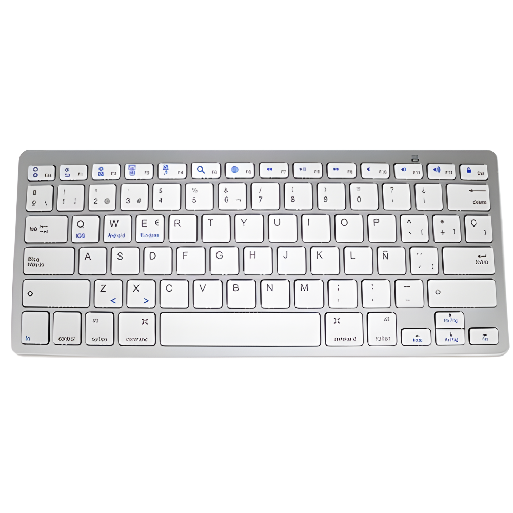 TECLADO BLUETOOTH WTI-85 BLANCO