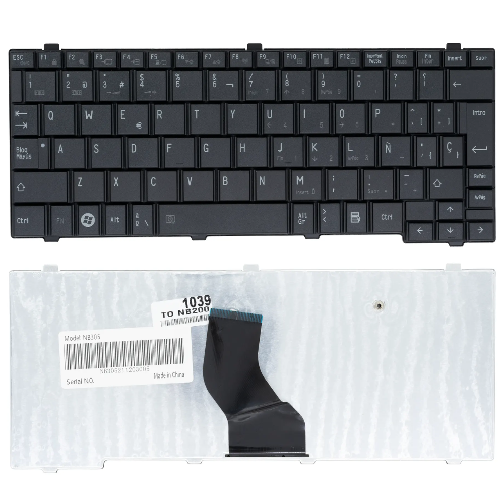 TECLADO TOSHIBA NB200 NB250 NB300