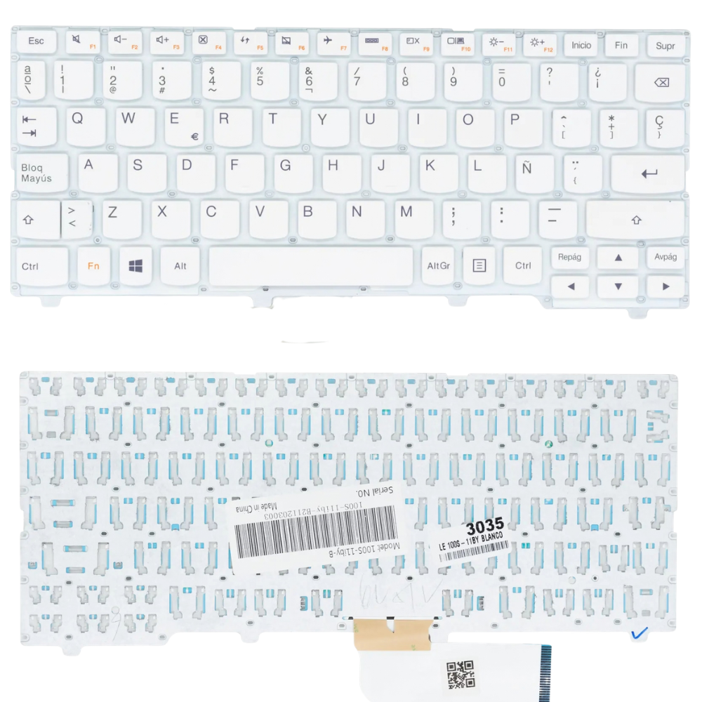 TECLADO LENOVO 100S - 11IBY BLANCO