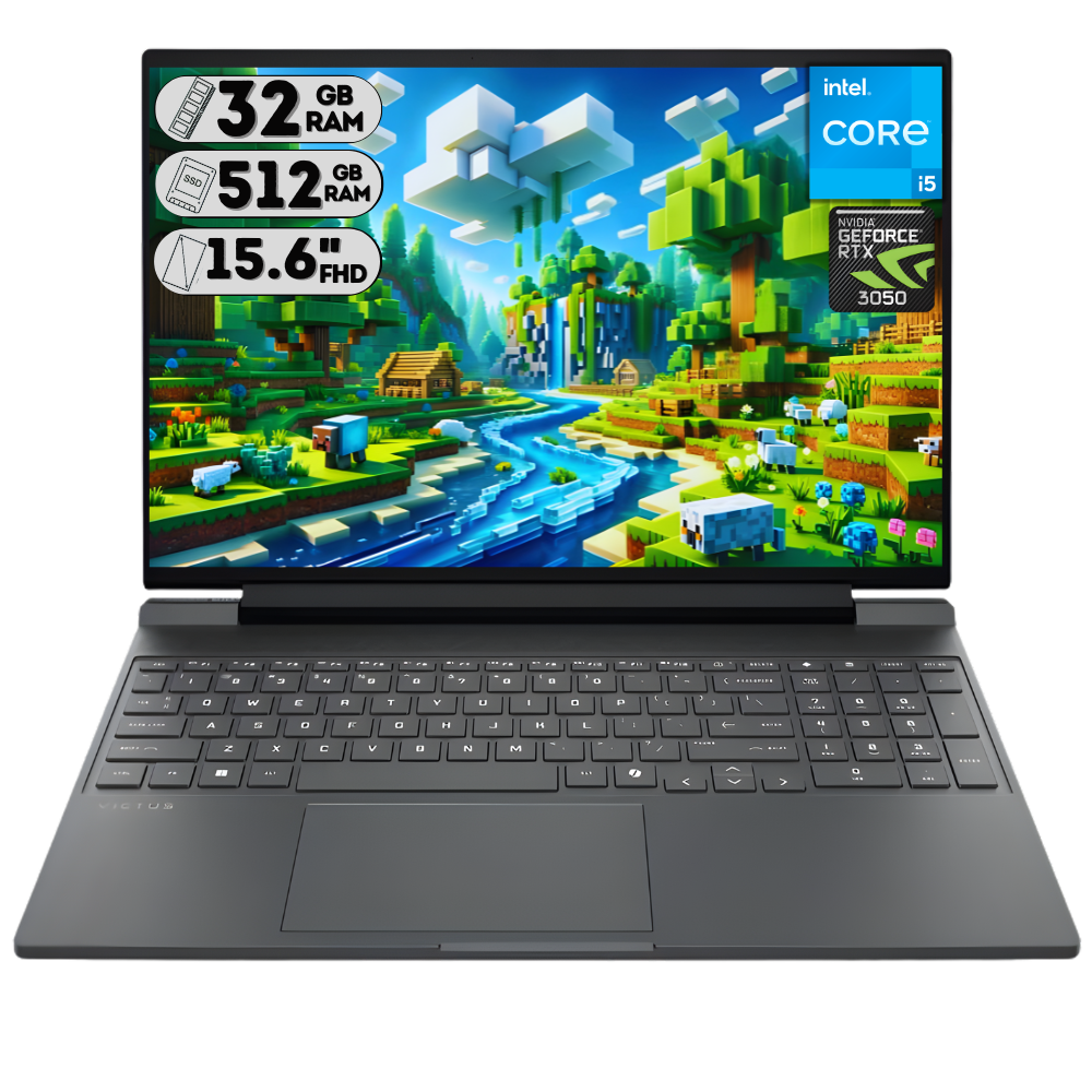 PORTATIL HP VICTUS 15-FA2700LA INTEL CORE I5 13420H RAM DDR4 32GB SSD 512GB T.V. RTX 3050 6GB 15.6"