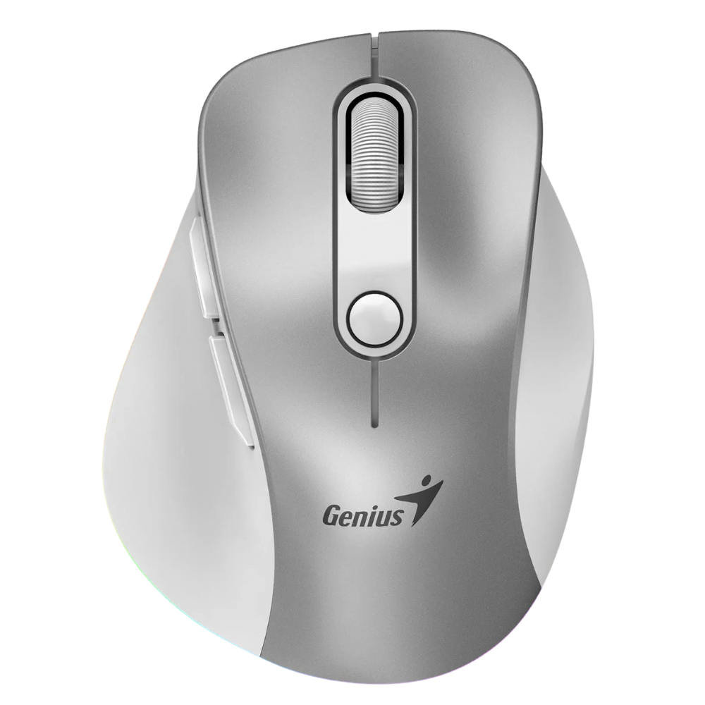 MOUSE ERGONOMICO GENIUS 9000S PRO PLATA