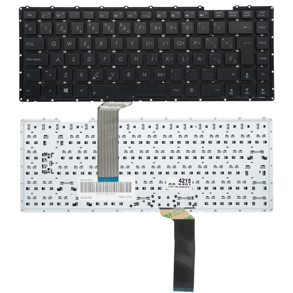 TECLADO PARA ASUS X453 Z451C X455 X451 (1207)