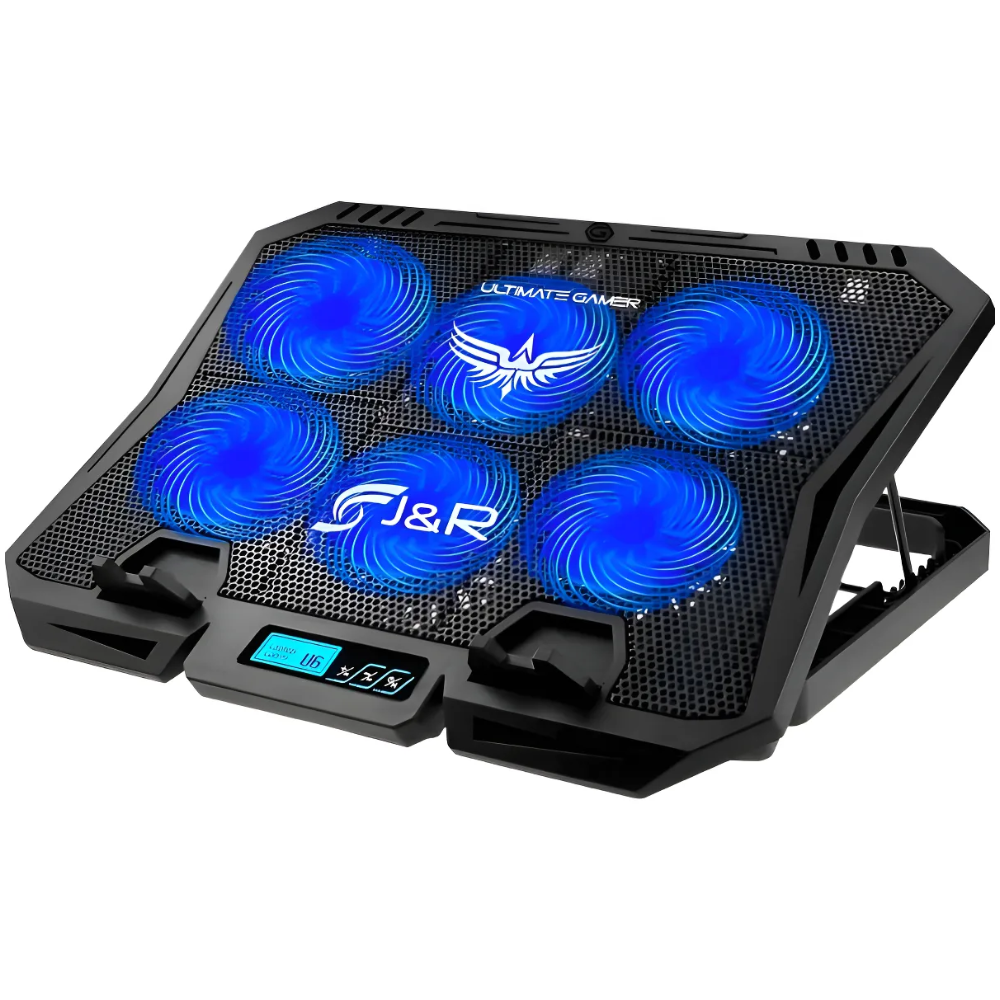 BASE REFRIGERANTE PHANTOM BRJR-021 LED AZUL 6 COOLERS