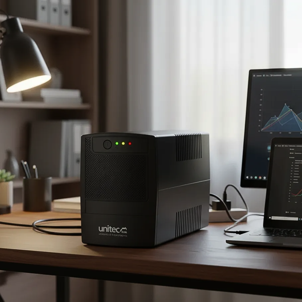 UPS UNITEC 1200 LED 800VA 6 TOMAS