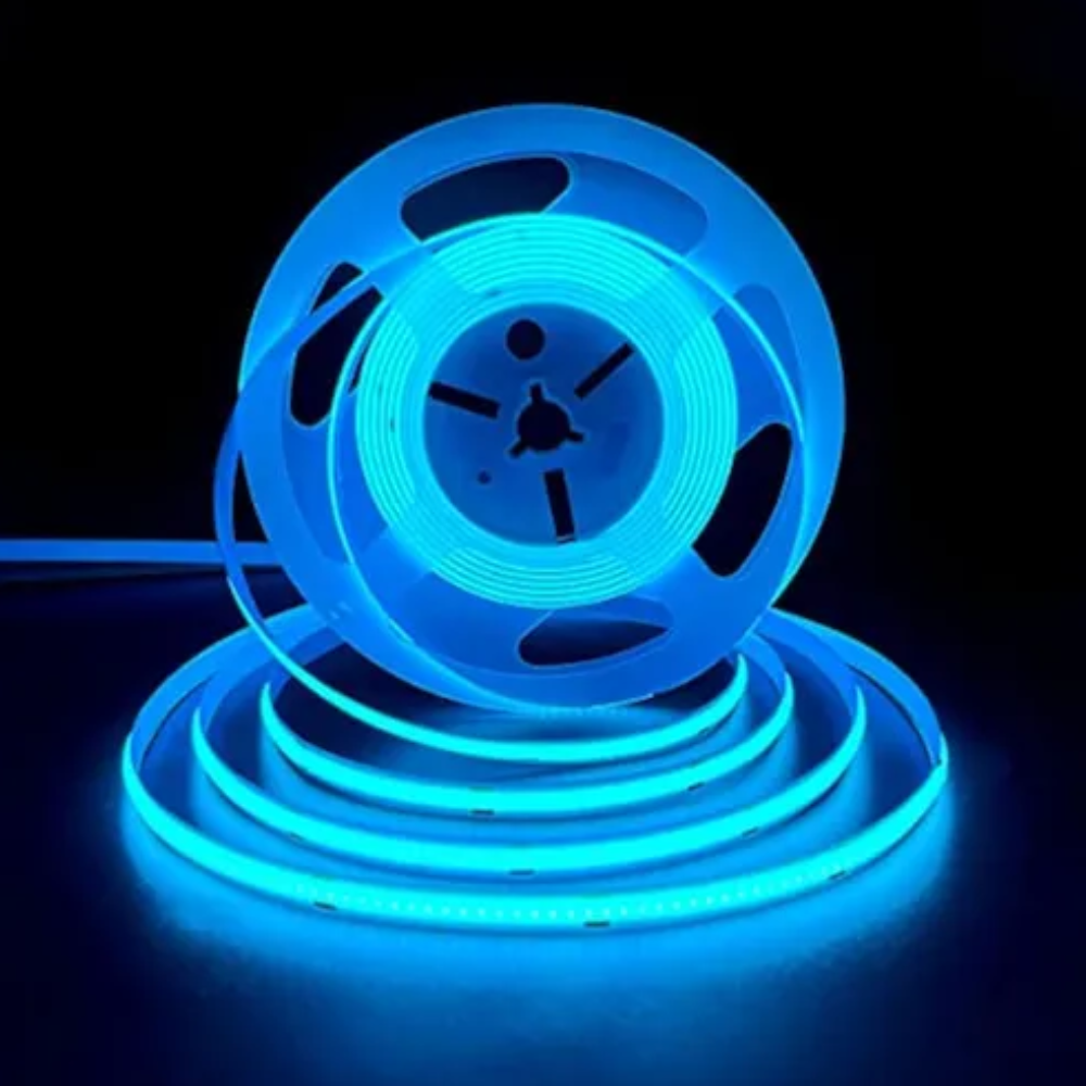 JV-COB-ICEBLUE CINTA LED COB AZUL HIELO 5M IP20 8MM