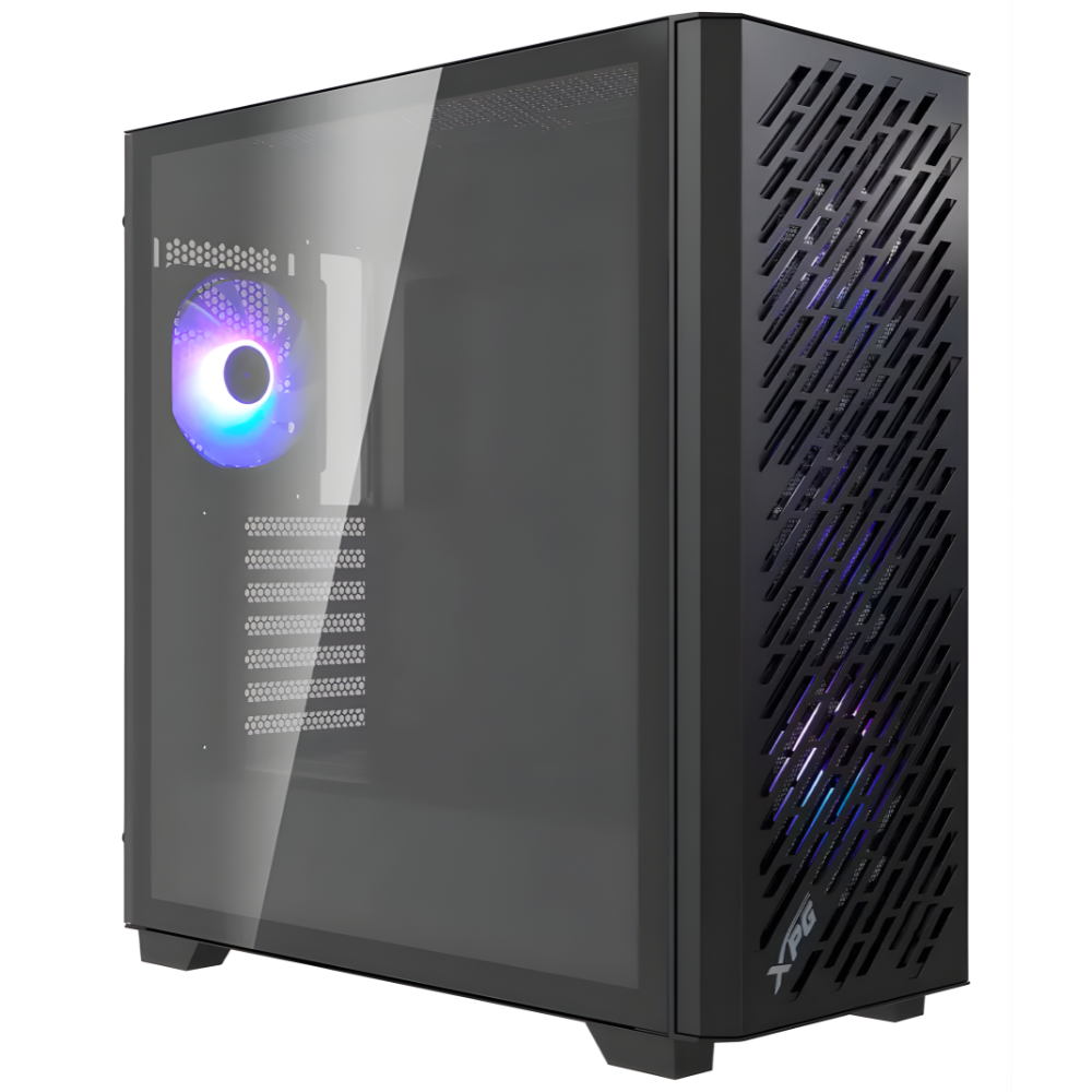CAJA ATX XPG VALOR AIR PRO / 4 COOLER / VIDRIO TEMPLADO / NEGRO