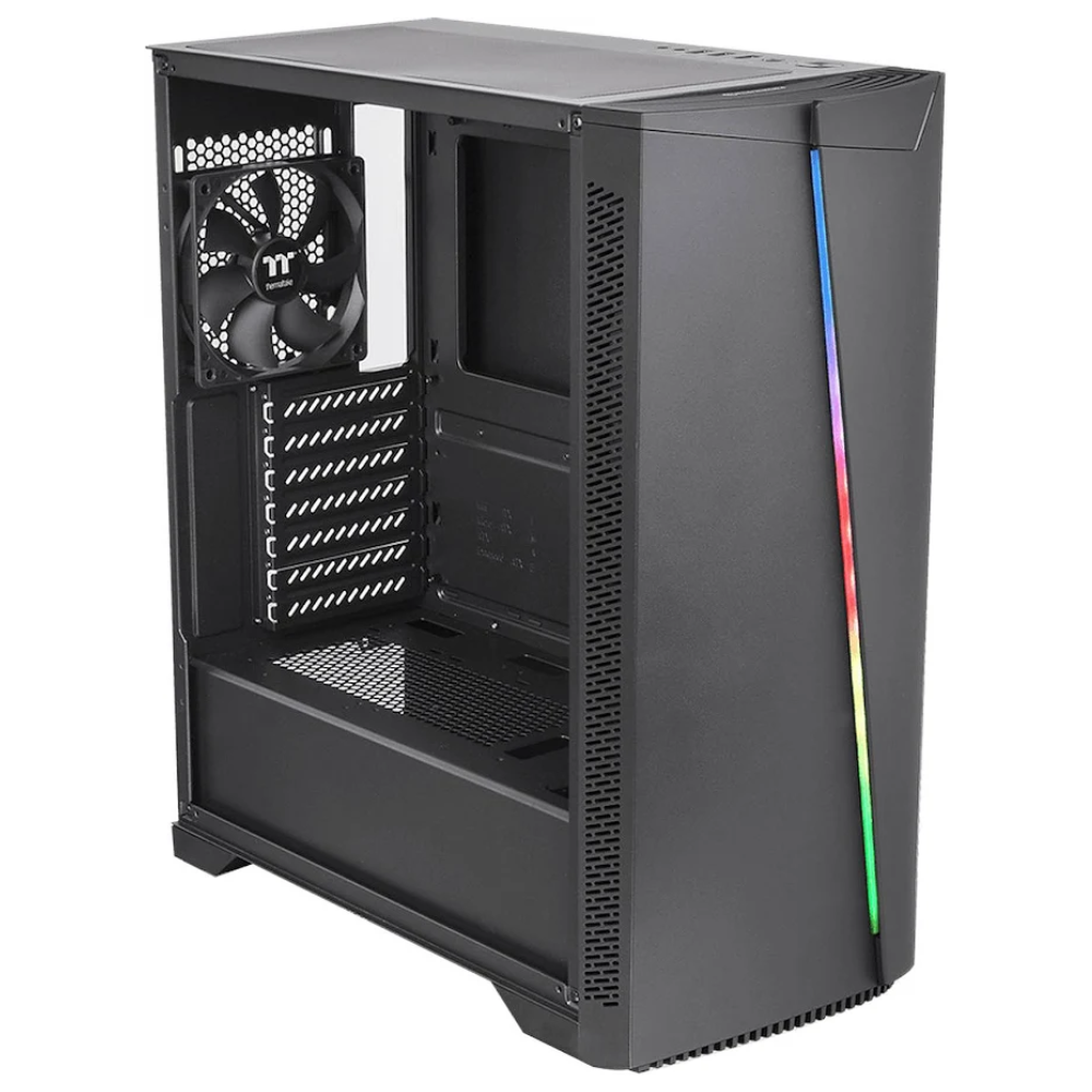 CAJA ATX THERMALTAKE H350 TG / 2 COOLER / VIDRIO TEMPADO /NEGRO RG