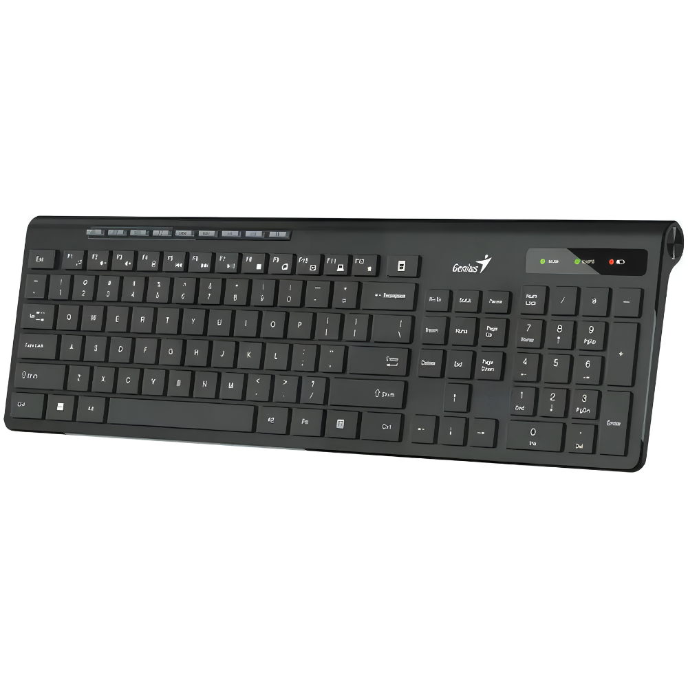 TECLADO GENIUS INALAMBRICO SLIM STAR 7230 SP NEGRO