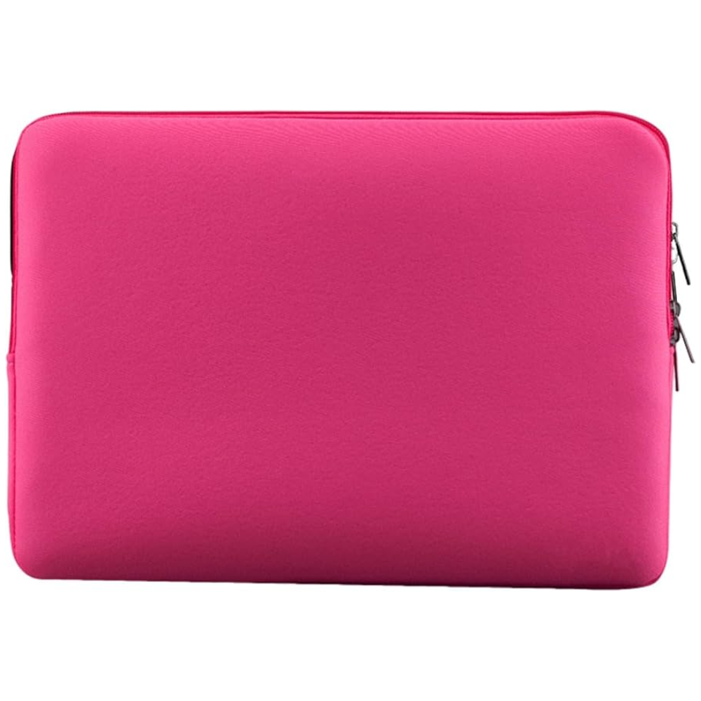 FUNDA PARA PORTATIL DE 15 PULGADAS CON CREMALLERA FUCSIA