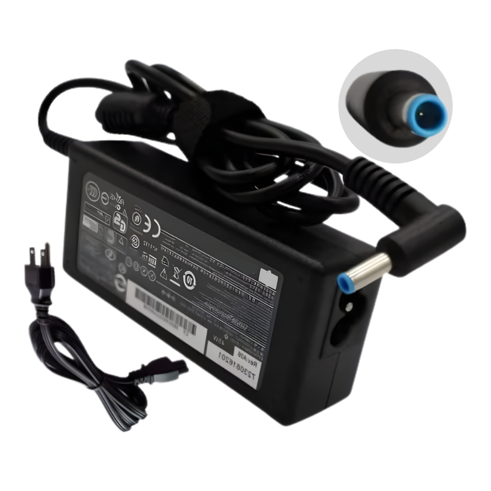OPEN BOX CARGADOR ORIGINAL HP 19.5V 2.31A PUNTA AZUL 4.5*3.0 MM