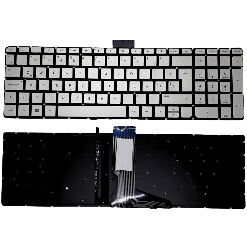 TECLADO HP 13-AN0004LA PLATEADO RETROILUMINADO