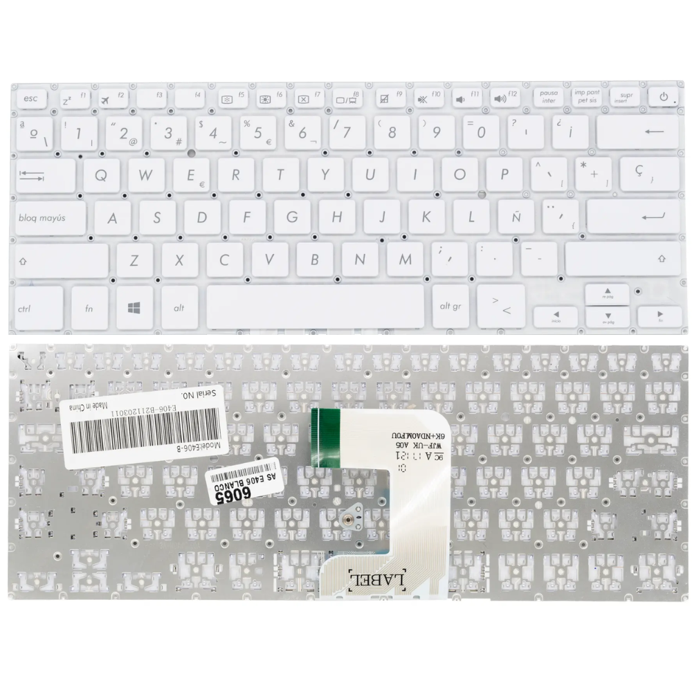TECLADO ASUS E406 COLOR BLANCO
