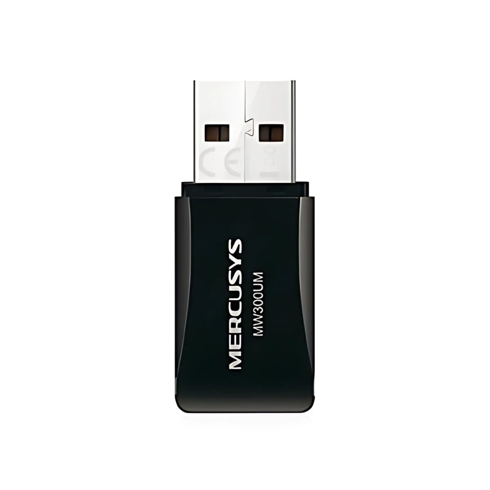 ADAPTADOR USB MINI MERCUSYS MW300UM 300MBPS INALAMBRICO
