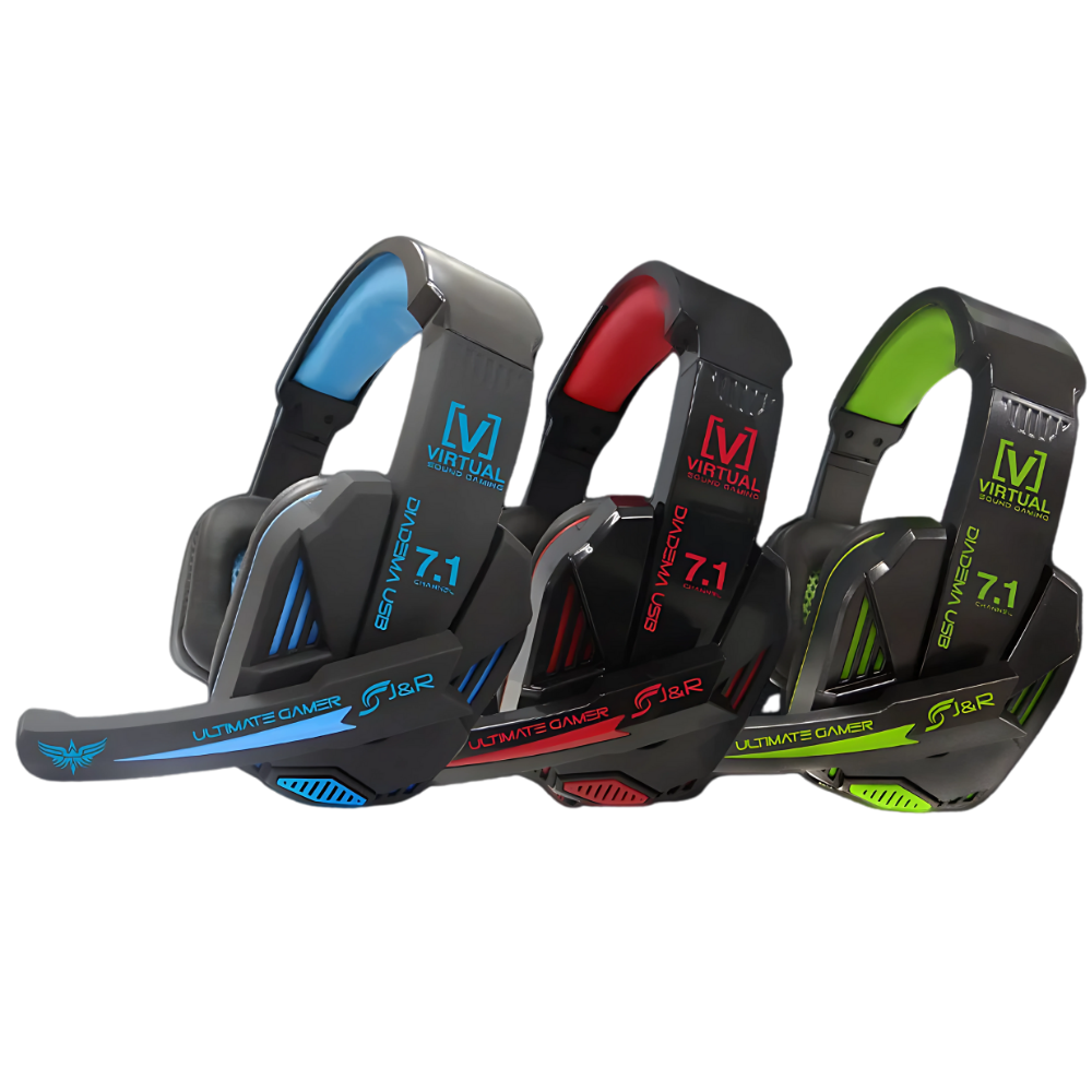 DIADEMA GAMER STEREO USB 024-MV JYR CON MICROFONO PARA PC 7.1