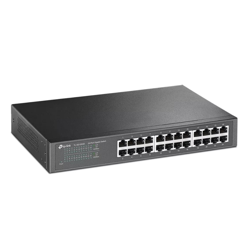 SWITCH TP-LINK TL-SG1024D 24 PUERTOS 10/100/1000 GIGABIT RACKMOUNT