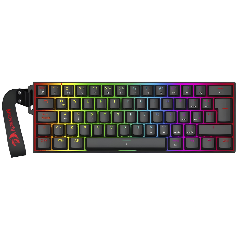 TECLADO REDRAGON FIZZ PRO MECANICO MAGNETICO K617-RGB-MP-SP NEGRO