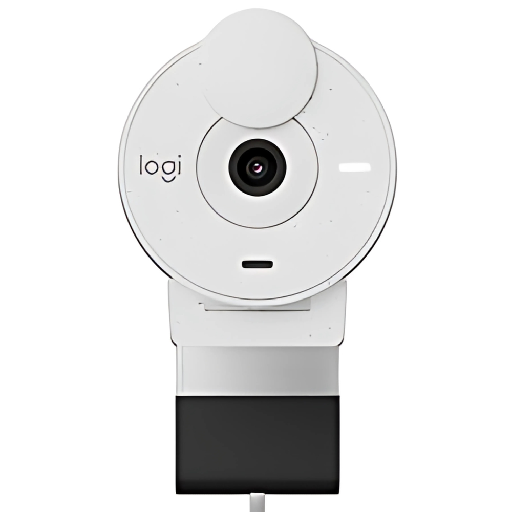 CAMARA WEB LOGITECH BRIO 300 FULL HD USB TIPO USB-C BLANCO