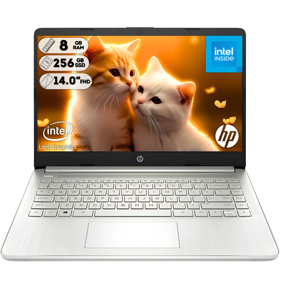 PORTATIL HP 14-DQ3502LA CELERON CORE N4500/ SSD 256GB/ DDR4 8GB/ 14HD GRIS