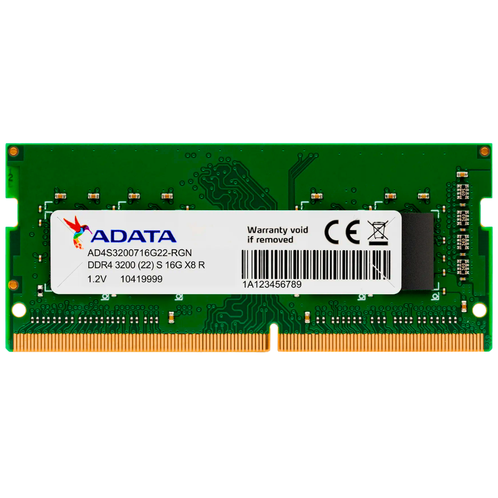 ENSAMBLE MEMORIA PORTATIL DDR4 8GB 3200MHZ ADATA