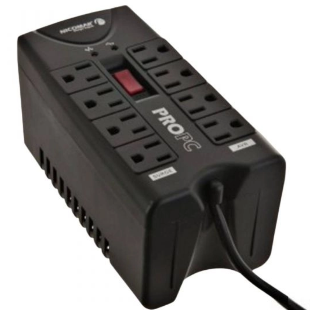 REGULADOR ESTABILIZADOR POWEST PRO PC 1000VA / 8 TOMAS