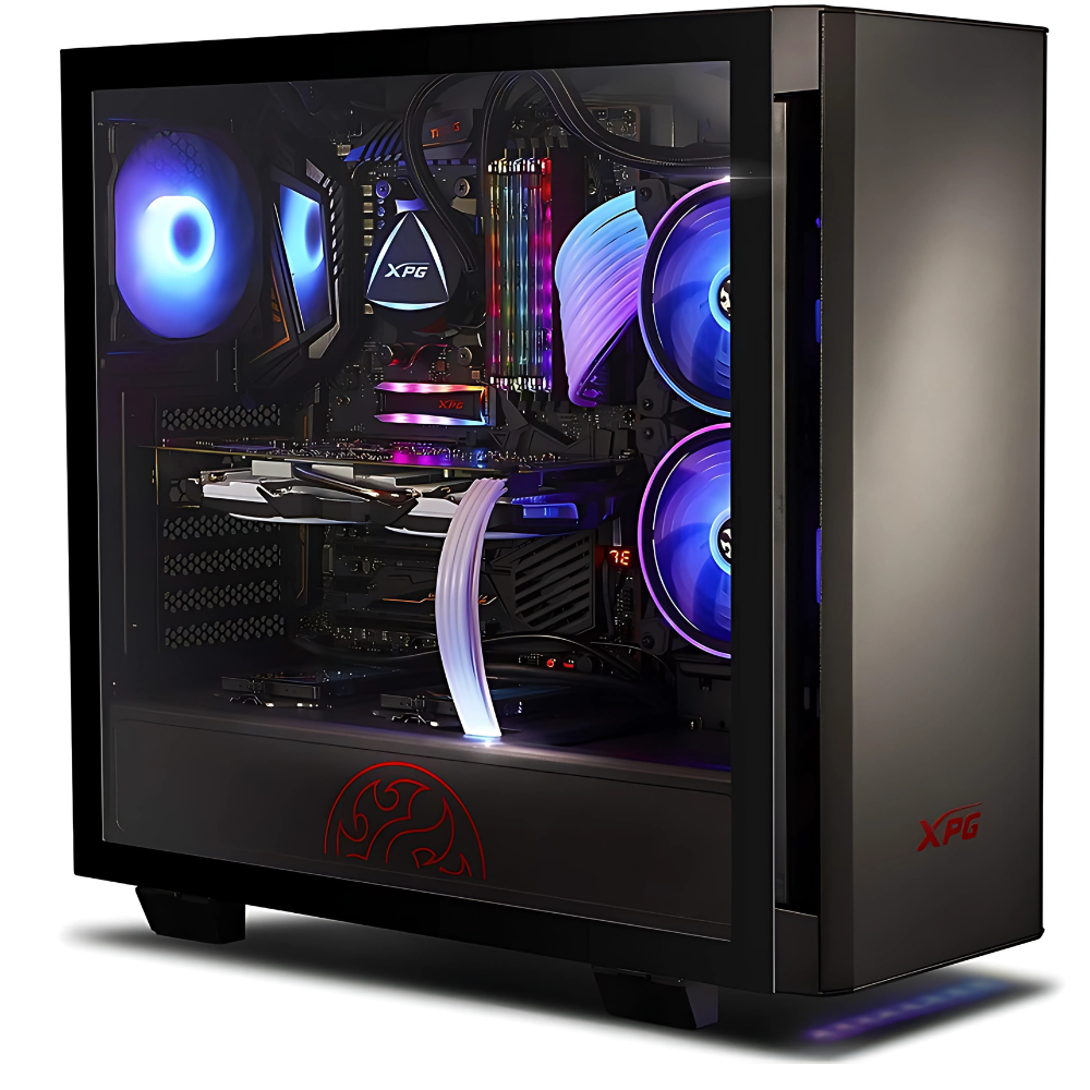 CAJA ATX XPG INVADER / 2 COOLER / VIDRIO TEMPLADO / NEGRO