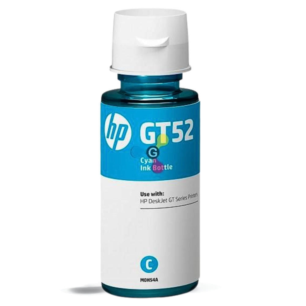 TINTA PARA HP GT52 REPUESTO AZUL BOLSA