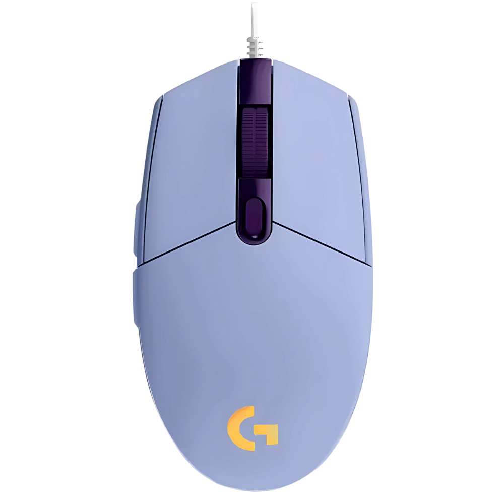 MOUSE GAMER LOGITECH G203 RGB ALAMBRICO LILA