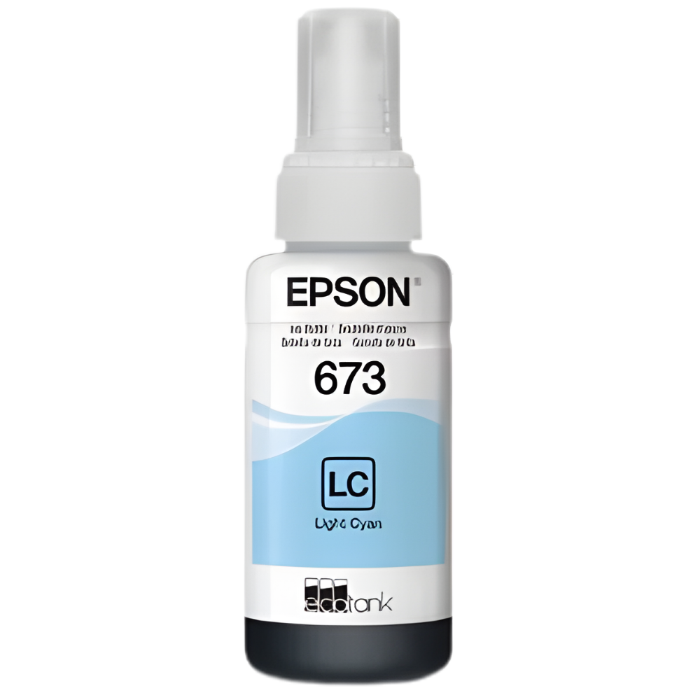 TINTA EPSON 673 ORIGINAL LIGHT AZUL CAJA