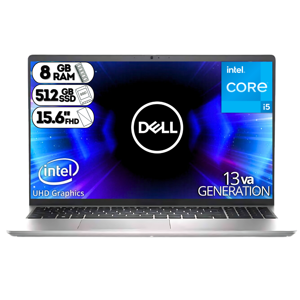 PORTATIL DELL INSPIRON 15 DC152 INTEL CORE I5-1334U SSD 512GB RAM DDR4 8GB 15.6 FHD PLATEADO