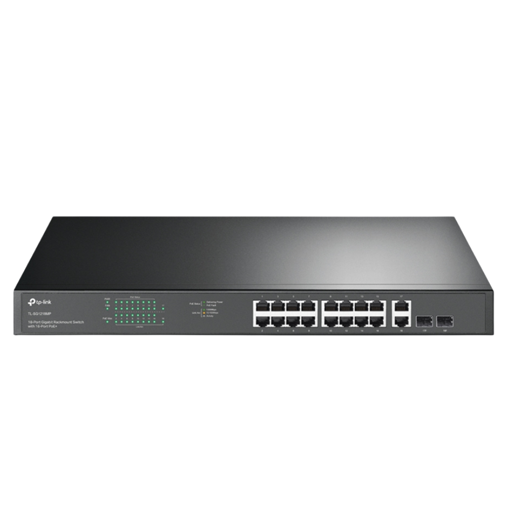 SWITCH TP-LINK TL-SG1218MP 18 PUERTOS 10/100/1000 GIGABIT 16 PUERTOS POE