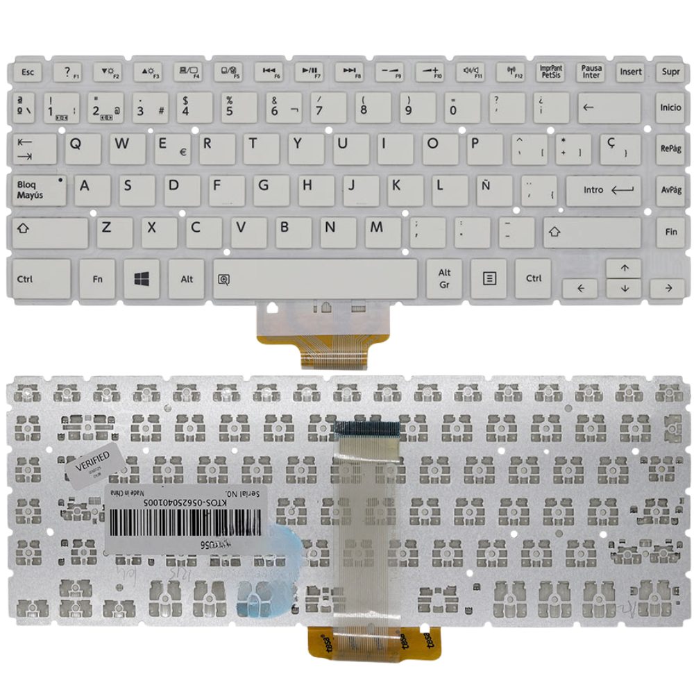TECLADO TOSHIBA L40B BLANCO