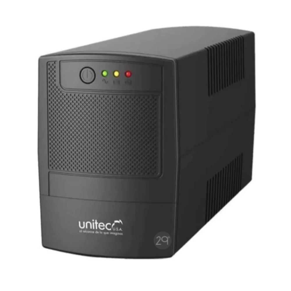 UPS UNITEC 650 LED 400VA 6 TOMAS