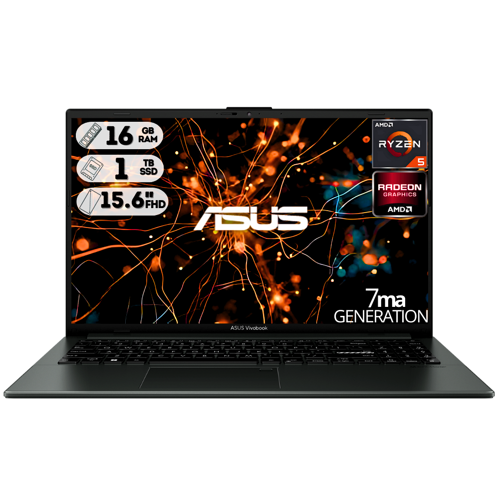 PORTATIL ASUS VIVOBOOK E1504FA-NJ1515 / RYZEN 5 7520U / SSD PCIE 1TB / DDR5 16GB (ON BD) / 15.6 FH