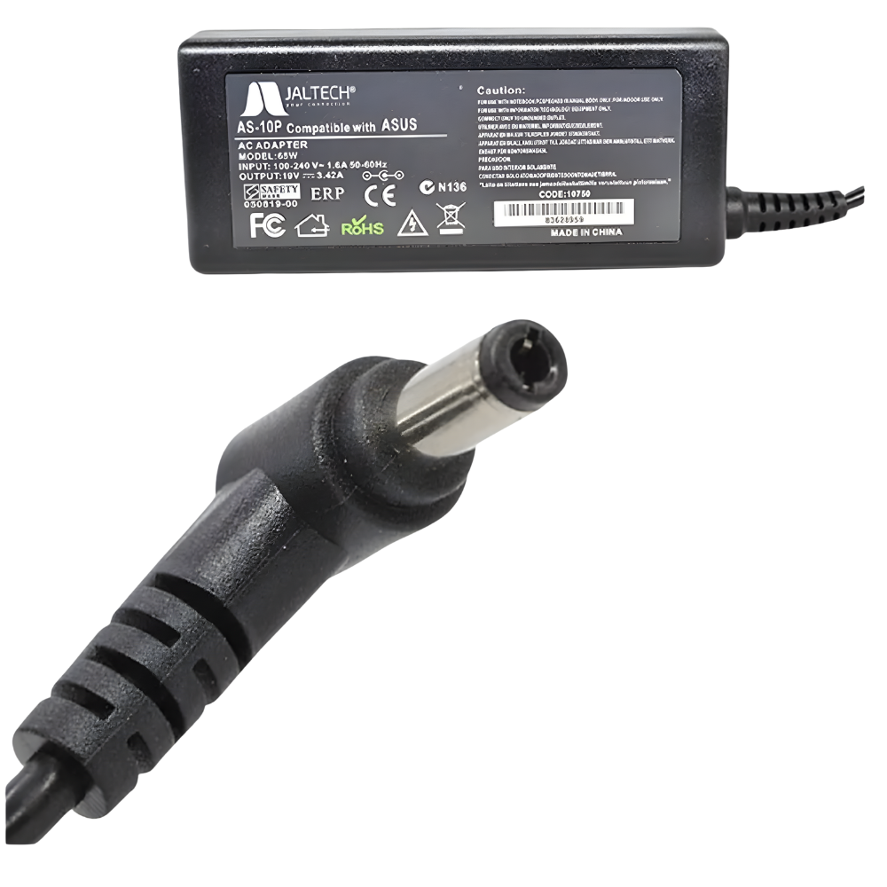 AS01P CARGADOR ASUS JALTECH 19V 3.42A PLUG 5.5*2.5MM