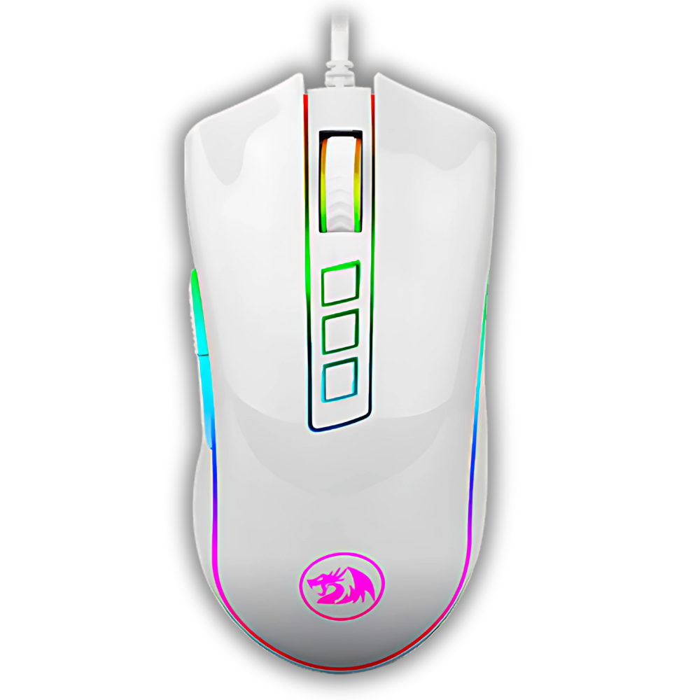 MOUSE GAMER RGB REDRAGON COBRA BLANCO M711W